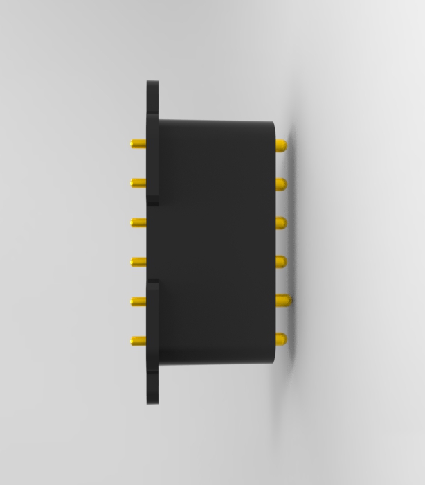 6P 4.0mm pitch pogo pin connector DP201514-6-PB 2