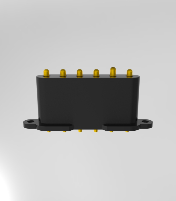 6P 4.0mm pitch pogo pin connector DP201514-6-PB