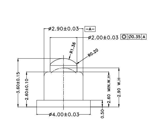 Φ2.9*H3.6mm Pogo pin FP293629-1 2